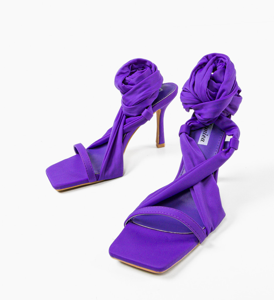 Sandale cu Toc Septembe Mov - Eleganță și Stil - imagine 6