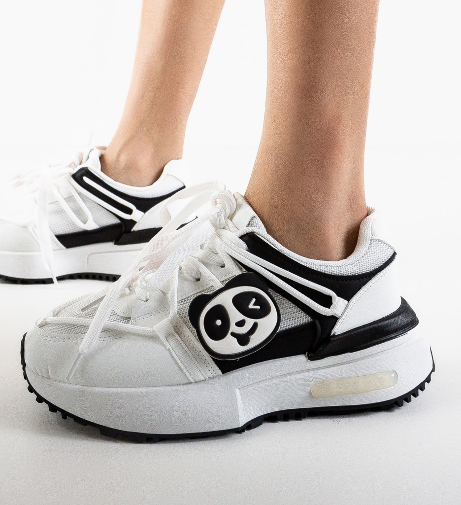 Sneakers Dama Pandana Albi | Confort și Stil - imagine 3