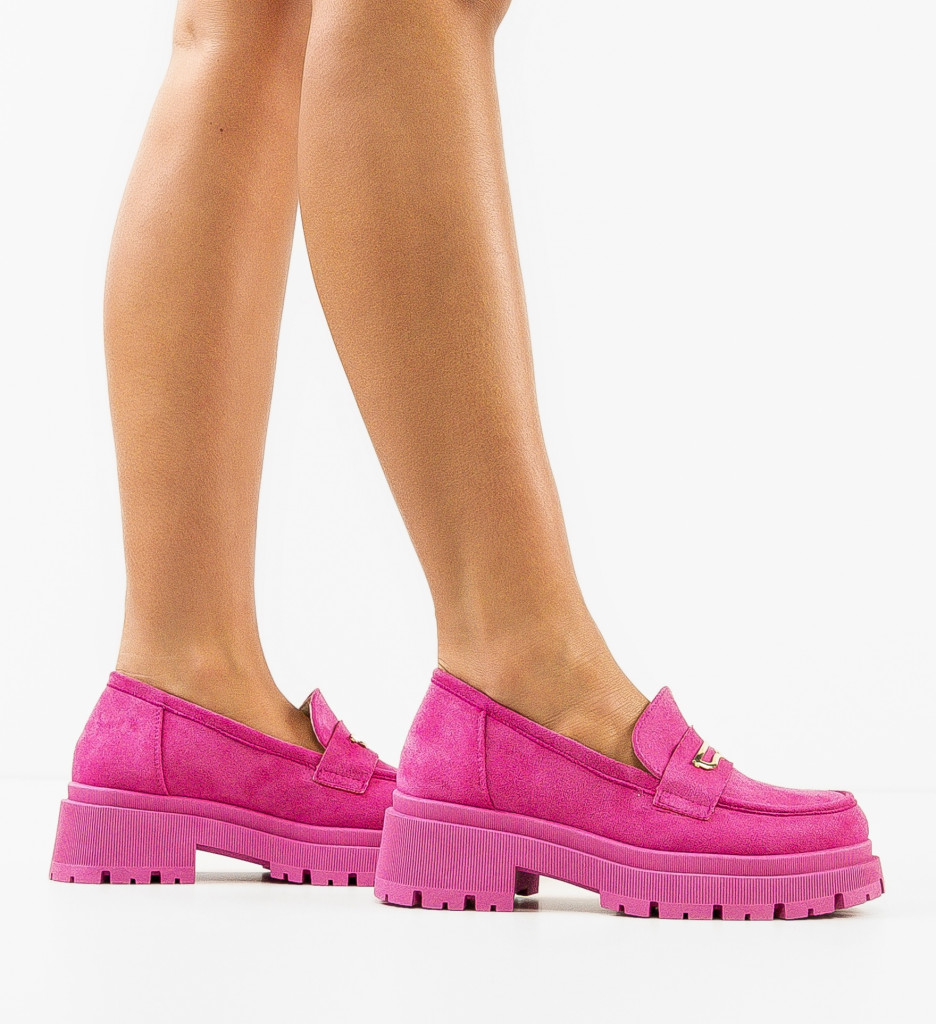 Pantofi Casual Jenny Fuchsia - Confort și Stil