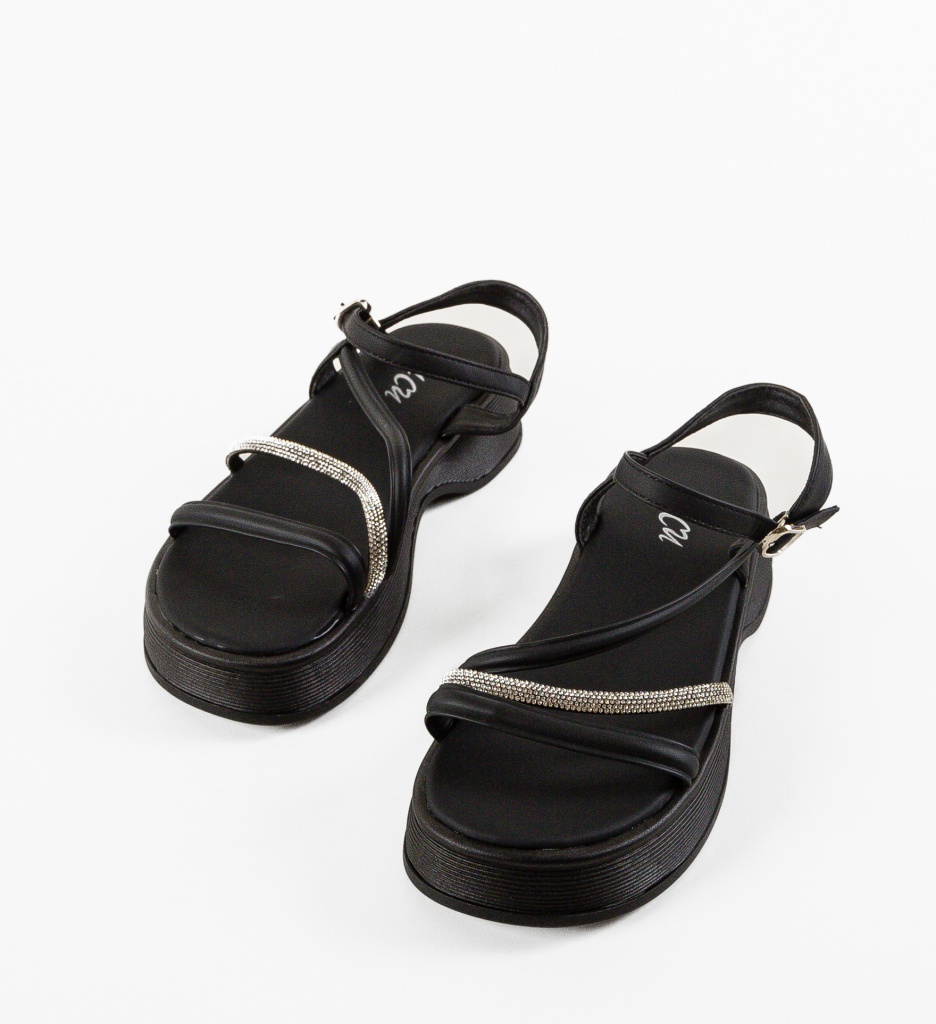 Sandale Fasando Negre - Eleganță și Confort - imagine 8