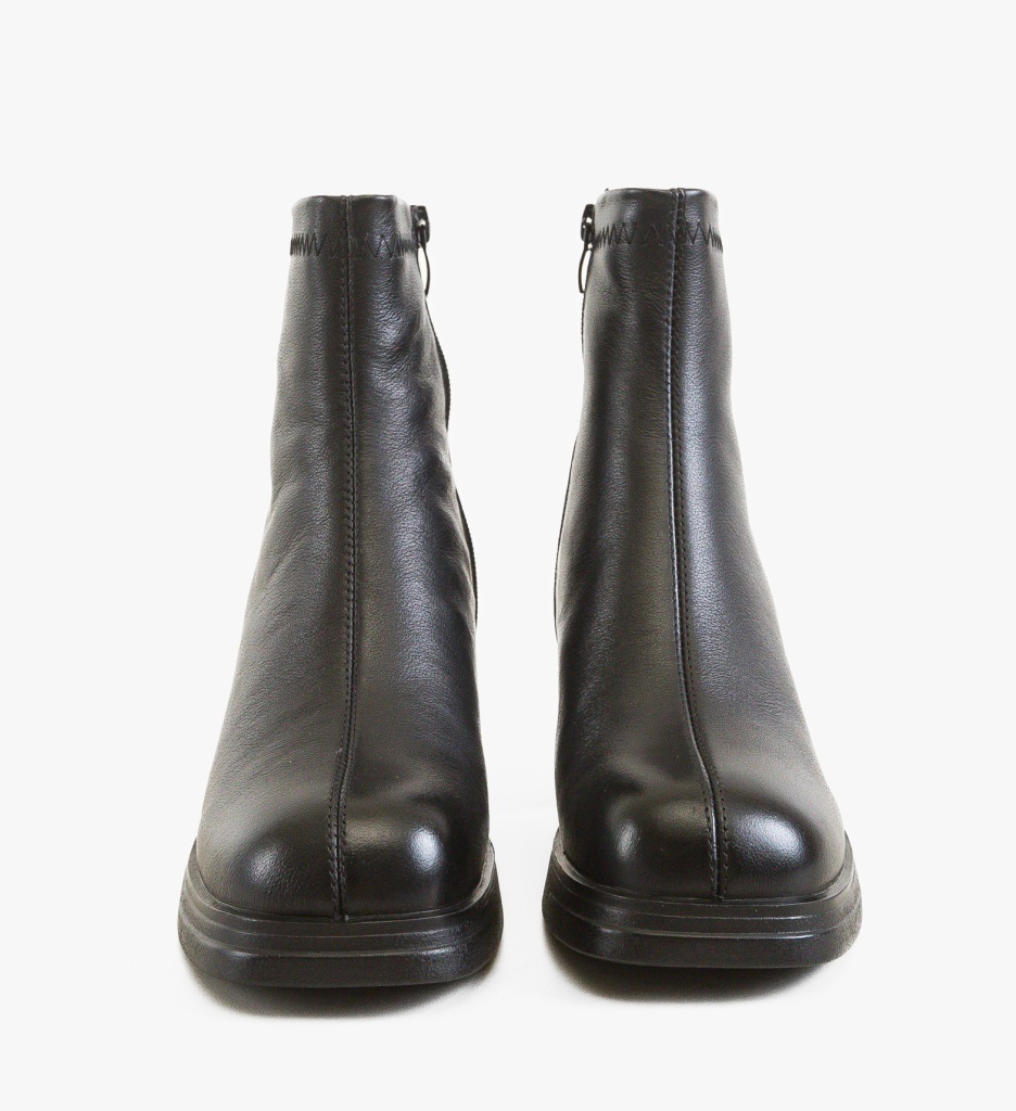 Botine Dama Tafta Negre - Eleganță și Stil - imagine 3
