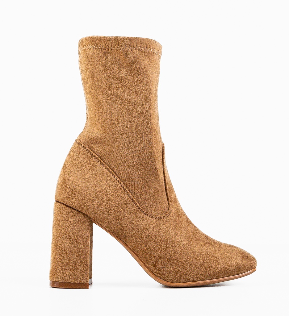 Botine Dama Aust Khaki 2 - Eleganță Urbană - imagine 4