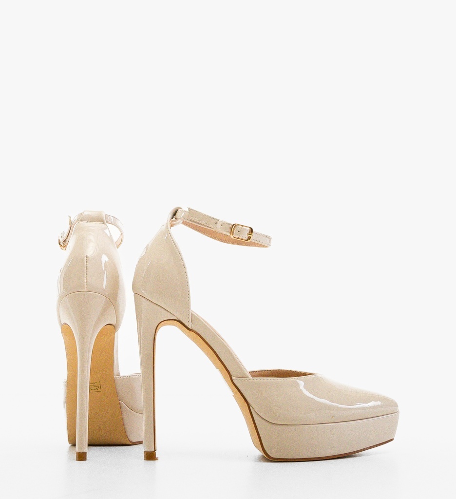 Pantofi Nude Rada | Toc Elegant & Confortabil - imagine 8