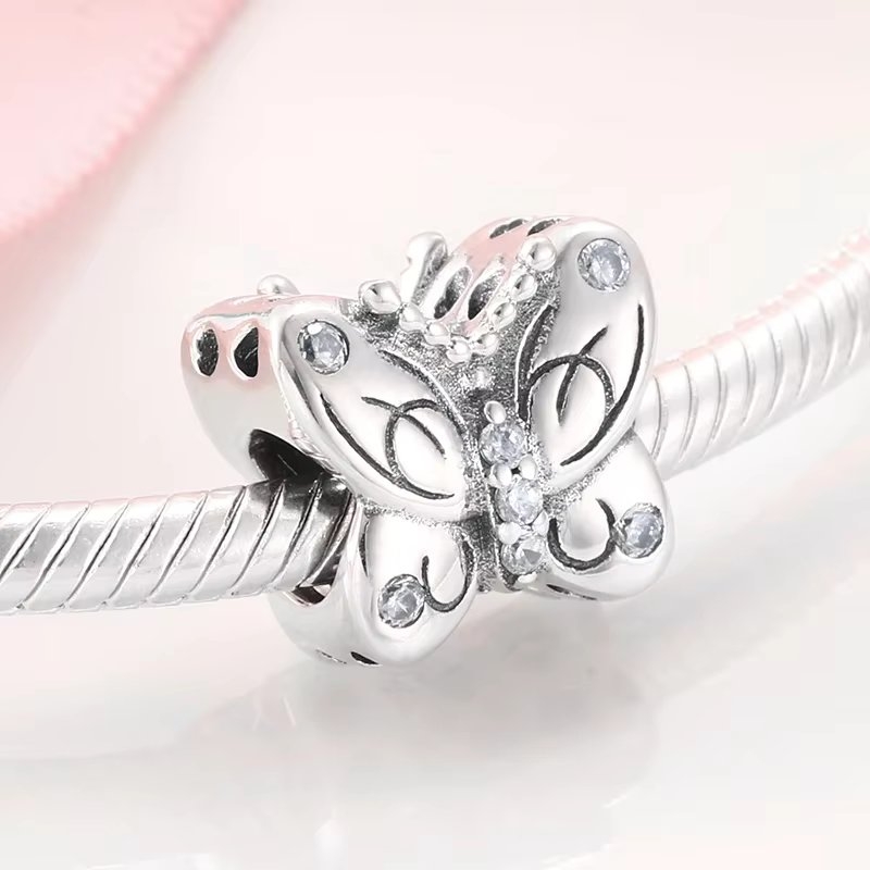 Charm Fluture Argint 925 Delis - Eleganță Pură - imagine 3