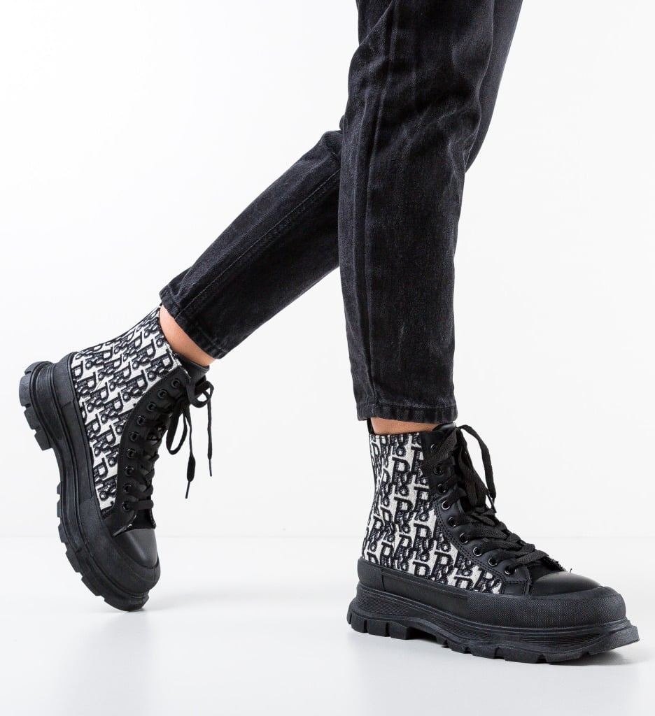 Ghete Betts Negre | Eleganță și Confort - imagine 2