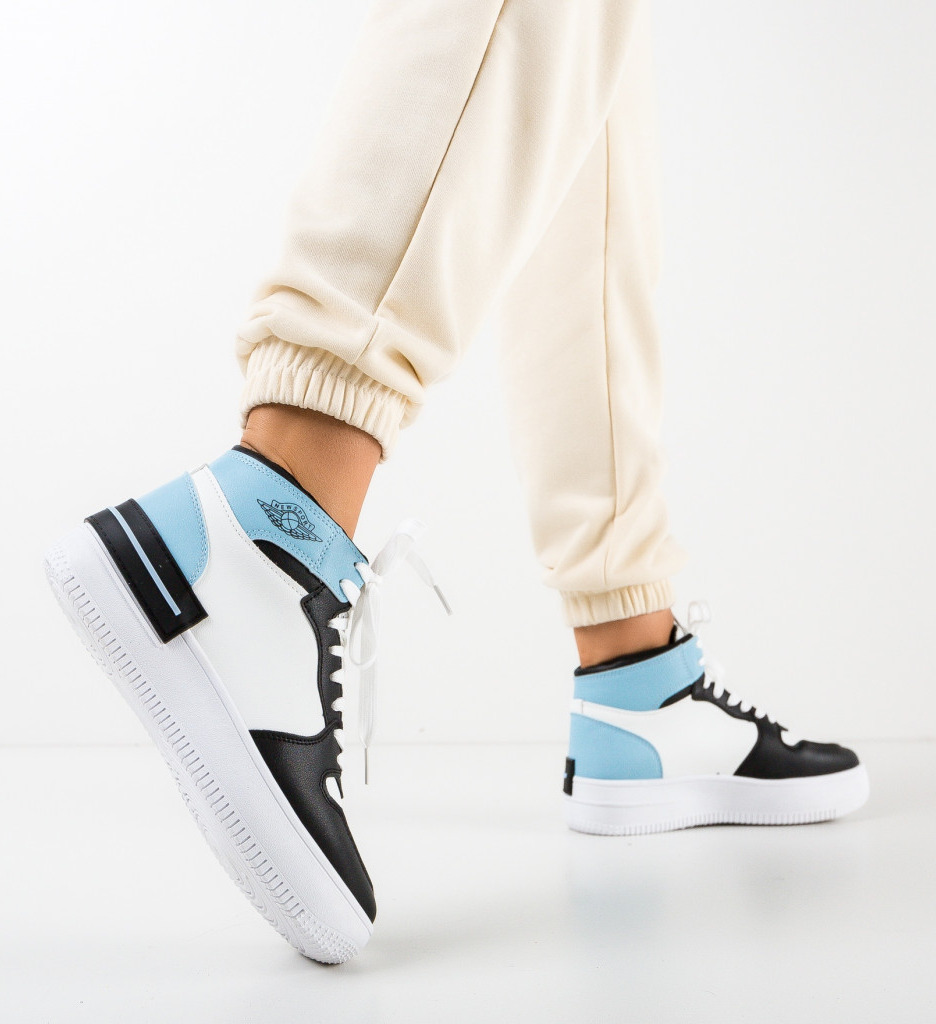 Sneakers Dama Albastri Alissa | Confort si Stil - imagine 2