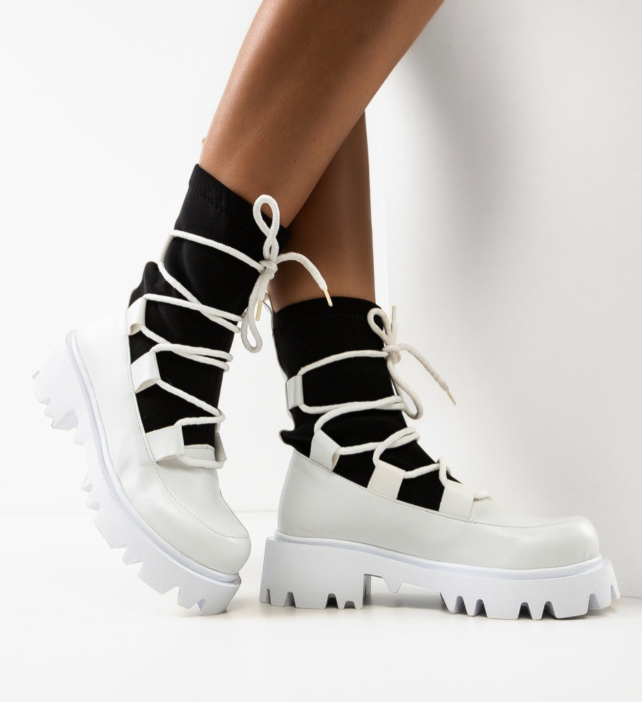 Ghete Dama Albe Elegante Henena - imagine 2