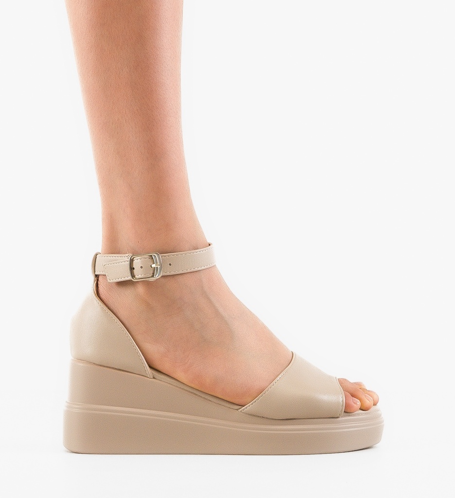 Platforme Dama Honorus Bej | Stil și Confort - imagine 5