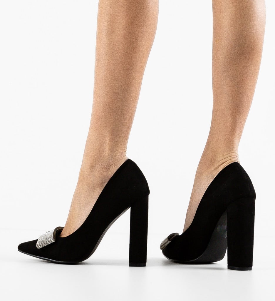 Pantofi dama Lucky Negri 2 - Eleganță Supreme - imagine 2