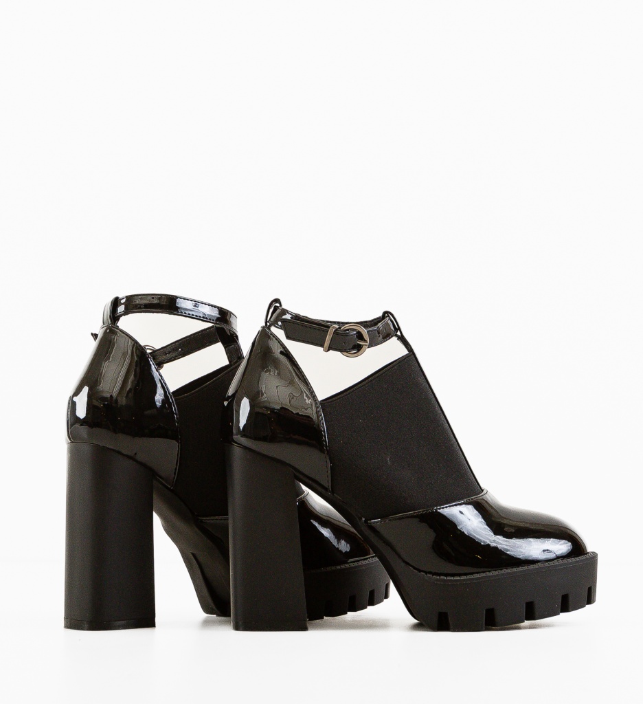 Botine Dama Wick Negre - Eleganță și Confort - imagine 5