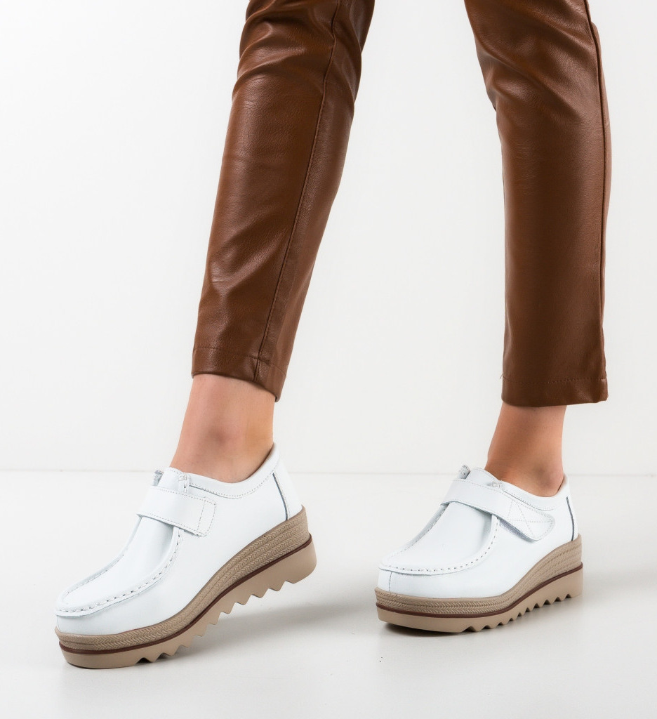 Pantofi Casual Albi Straif - Confort și Stil - imagine 2
