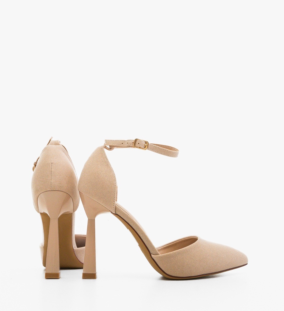 Pantofi Dama Trypho Roz Eleganți cu Toc - imagine 3
