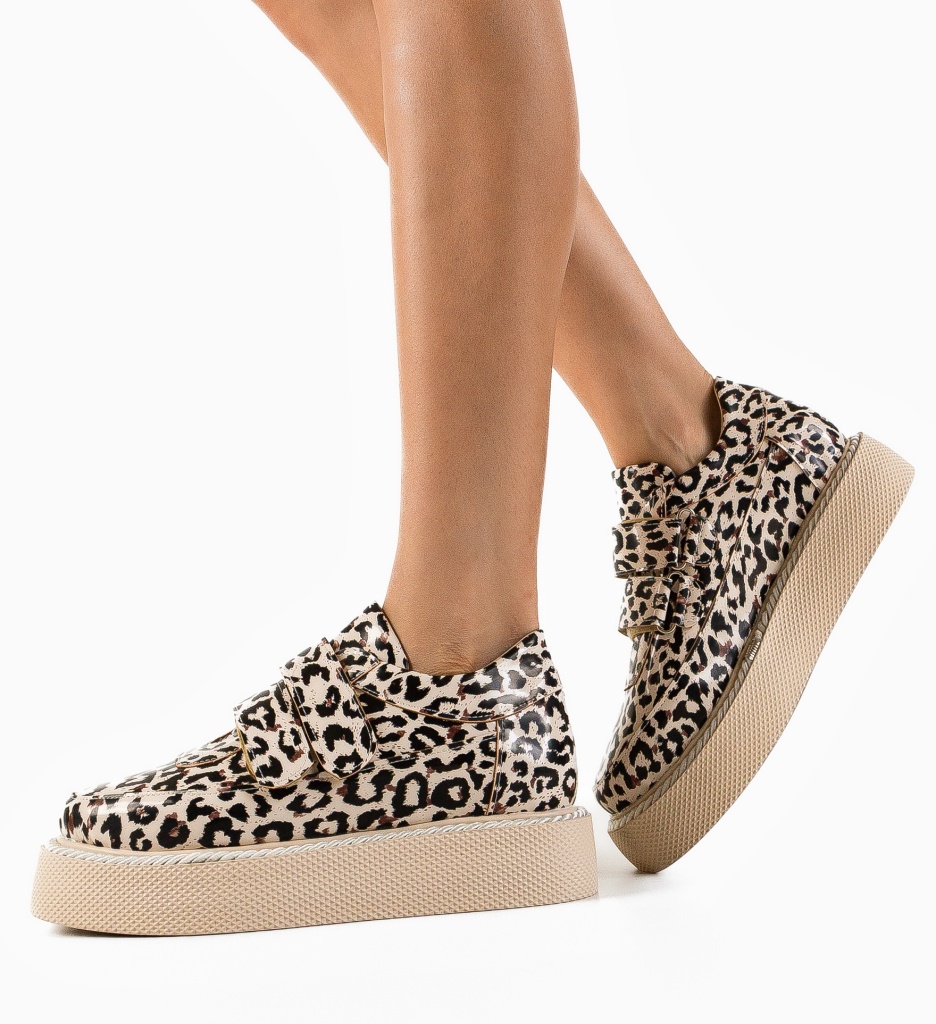 Pantofi Casual Herghely Print - Stil și Confort Zilnic - imagine 4