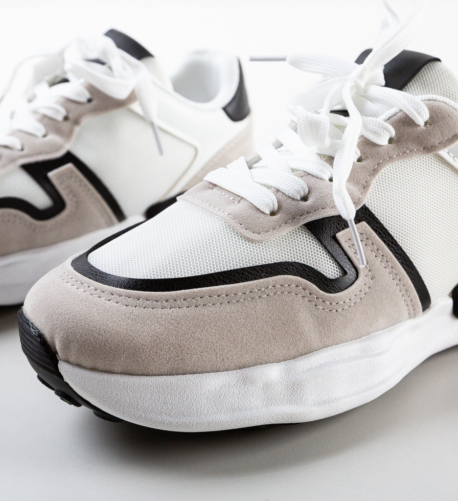 Sneakers dama Hope Albi - Confort și Stil - imagine 6