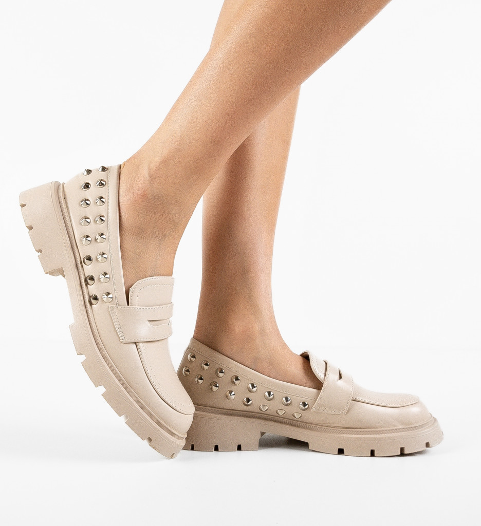 Pantofi Casual Bej - Confort și Stil Zilnic - imagine 3