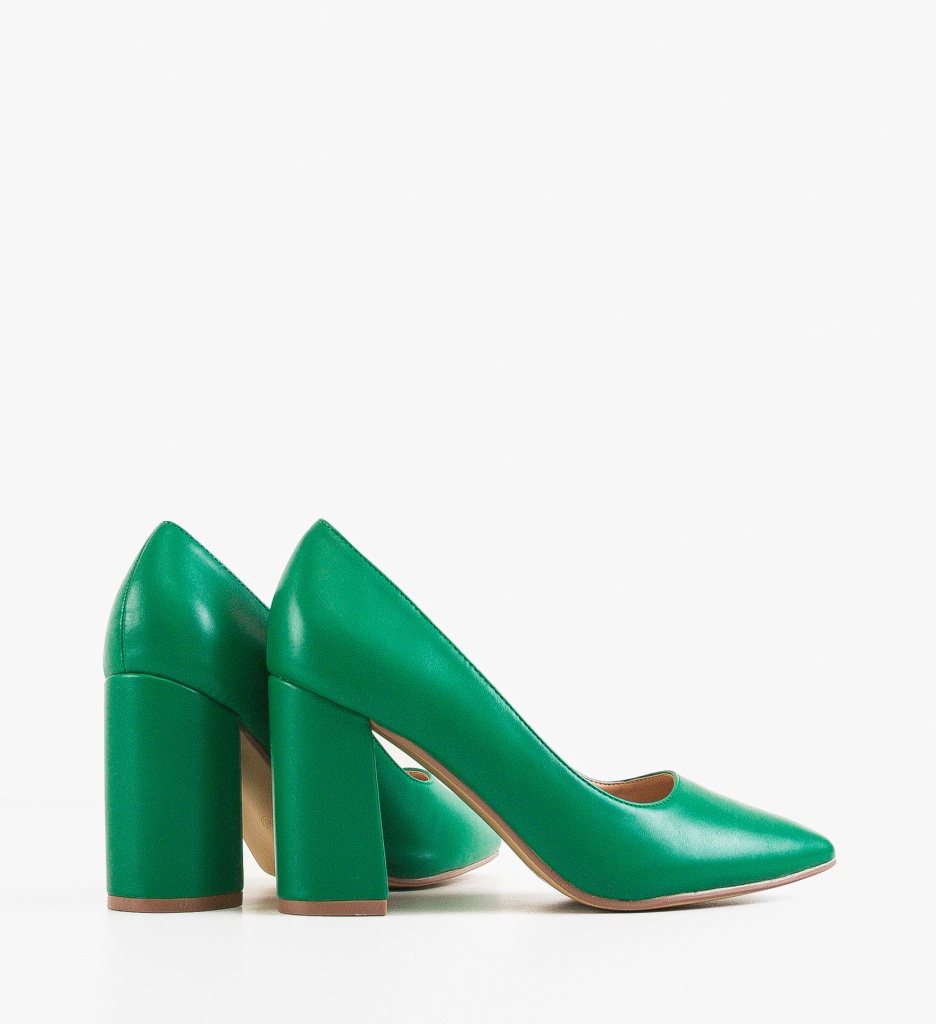 Pantofi Dama Aisha Verizi cu Toc Eleganți - imagine 3