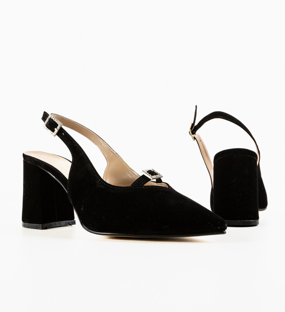 Pantofi cu toc Rich Negri 2 - Eleganță și Stil - imagine 7
