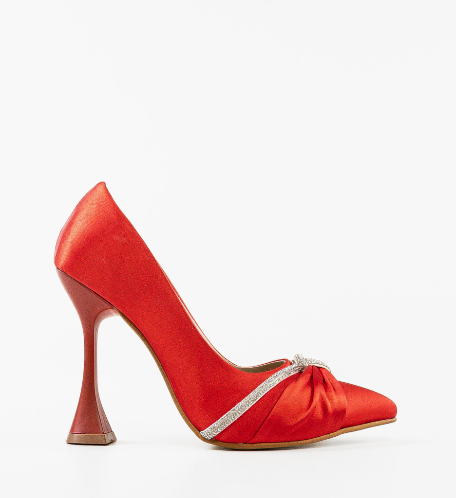 Pantofi Dama Rosii cu Toc Finko - Eleganță Maximă - imagine 5