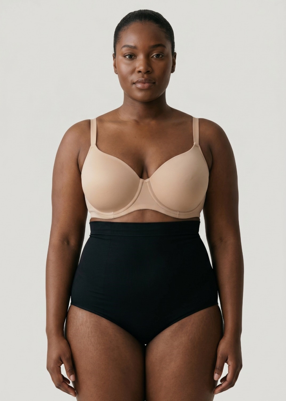 Slip Modelator Talie Inalta Marquise 53602, Negru