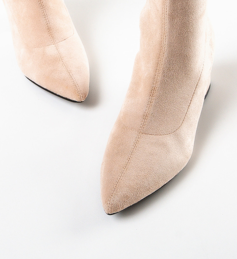 Botine Dama Stasy Bej - Eleganță și Confort - imagine 6