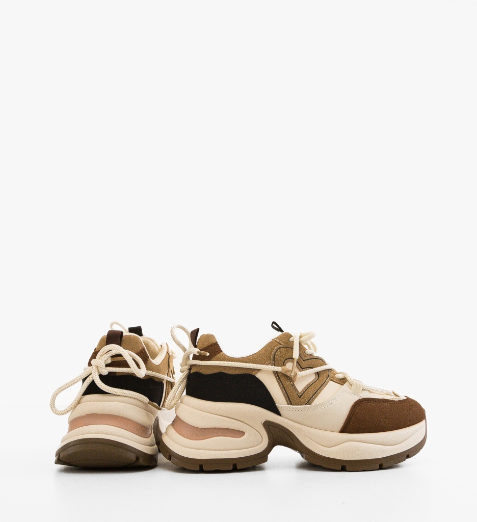 Sneakers Arjun Khaki - Confort și Stil Urban - imagine 4