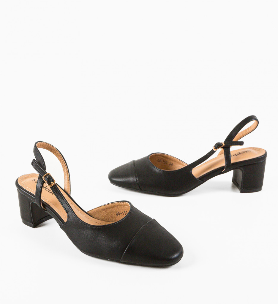 Pantofi dama Oder Negri | Eleganți cu Toc - imagine 7