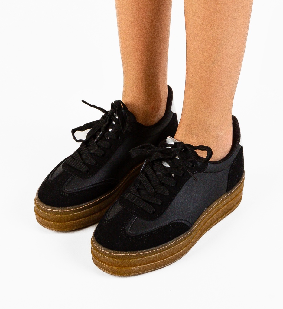 Sneakers Jaswin Negri - Confort și Stil Urban - imagine 3