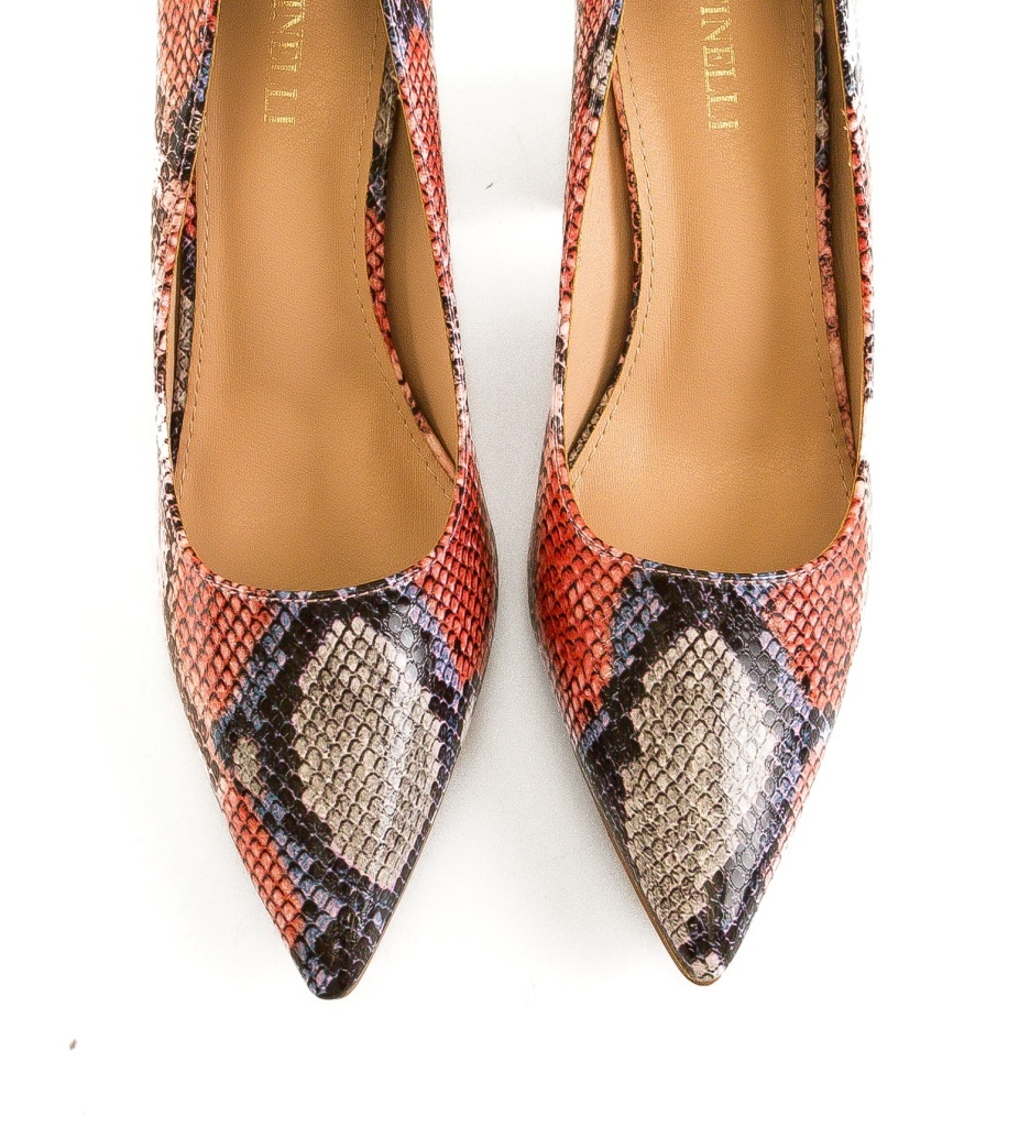 Pantofi cu Toc Codill Roz 2 - Stil Feminin - imagine 5