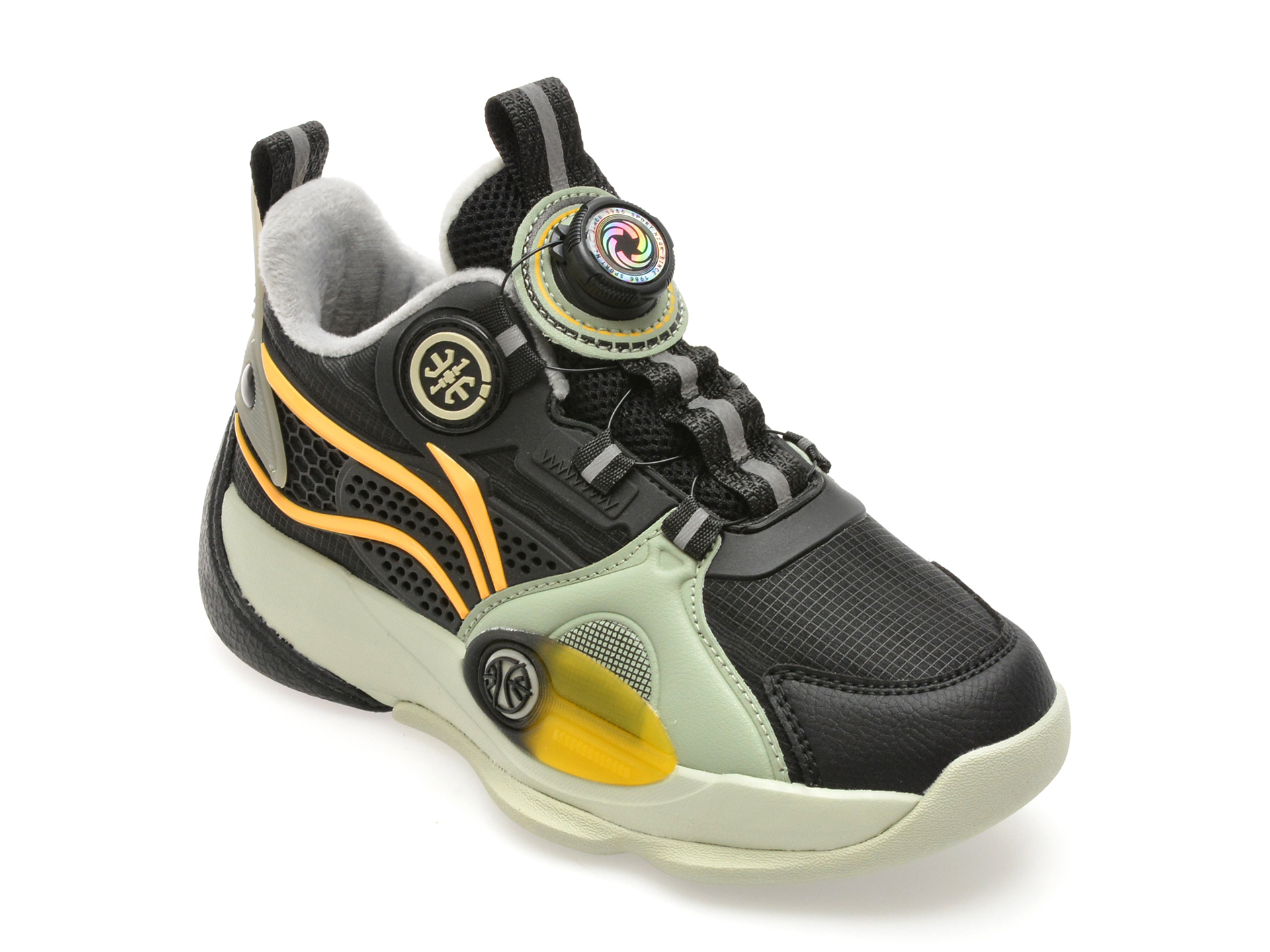 Selection Kids Pantofi Sport Negri din Piele Eco