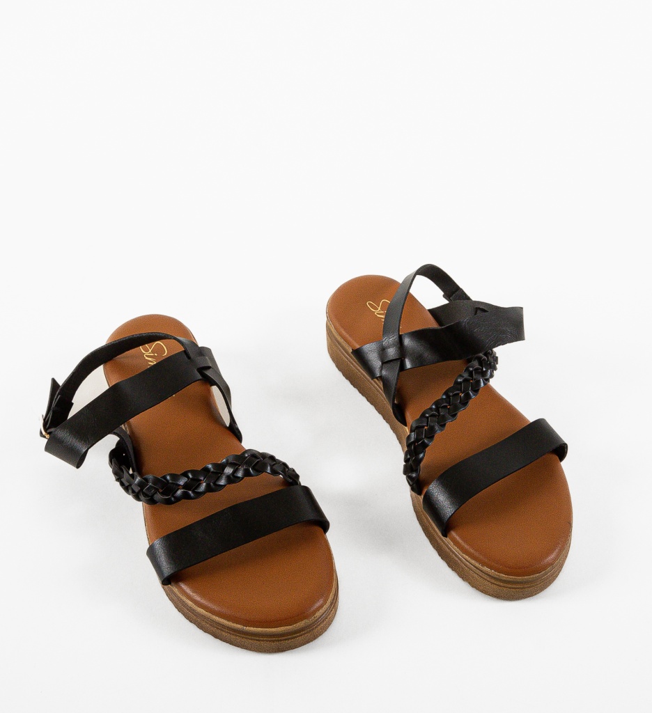 Sandale Dama Neonilla Negre - Eleganță și Confort - imagine 7