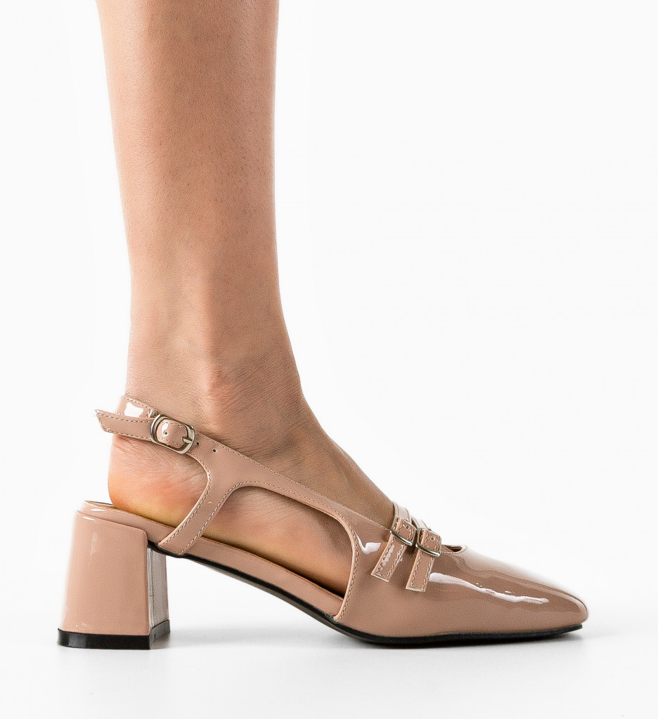 Pantofi cu toc Sena Bej - Eleganță și Stil - imagine 4