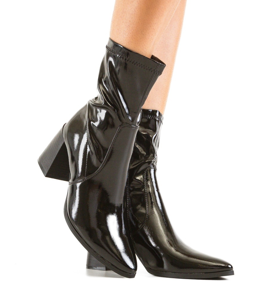 Botine Dama Amir Negre | Eleganță și Confort - imagine 5