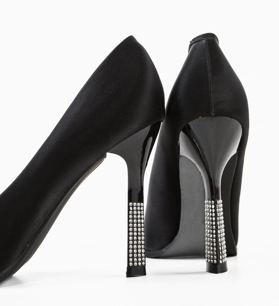 Pantofi cu Toc Sadeas Negri - Eleganță Pură - imagine 8