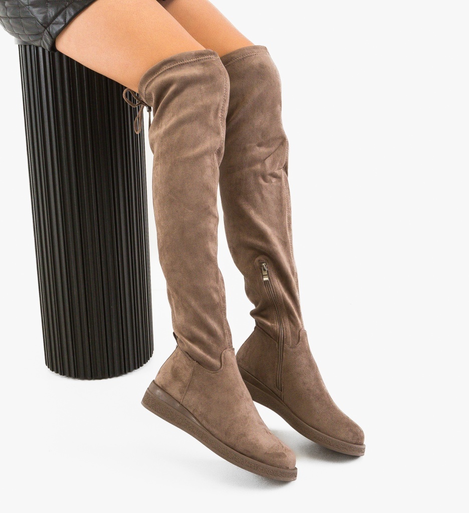 Cizme Khaki Dama Jamme - Eleganță Urbană - imagine 4
