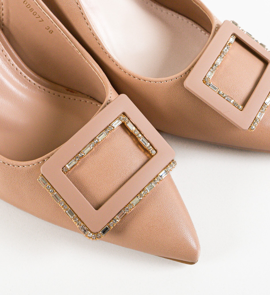 Pantofi Gentalya Nude - Eleganță și Stil - imagine 8