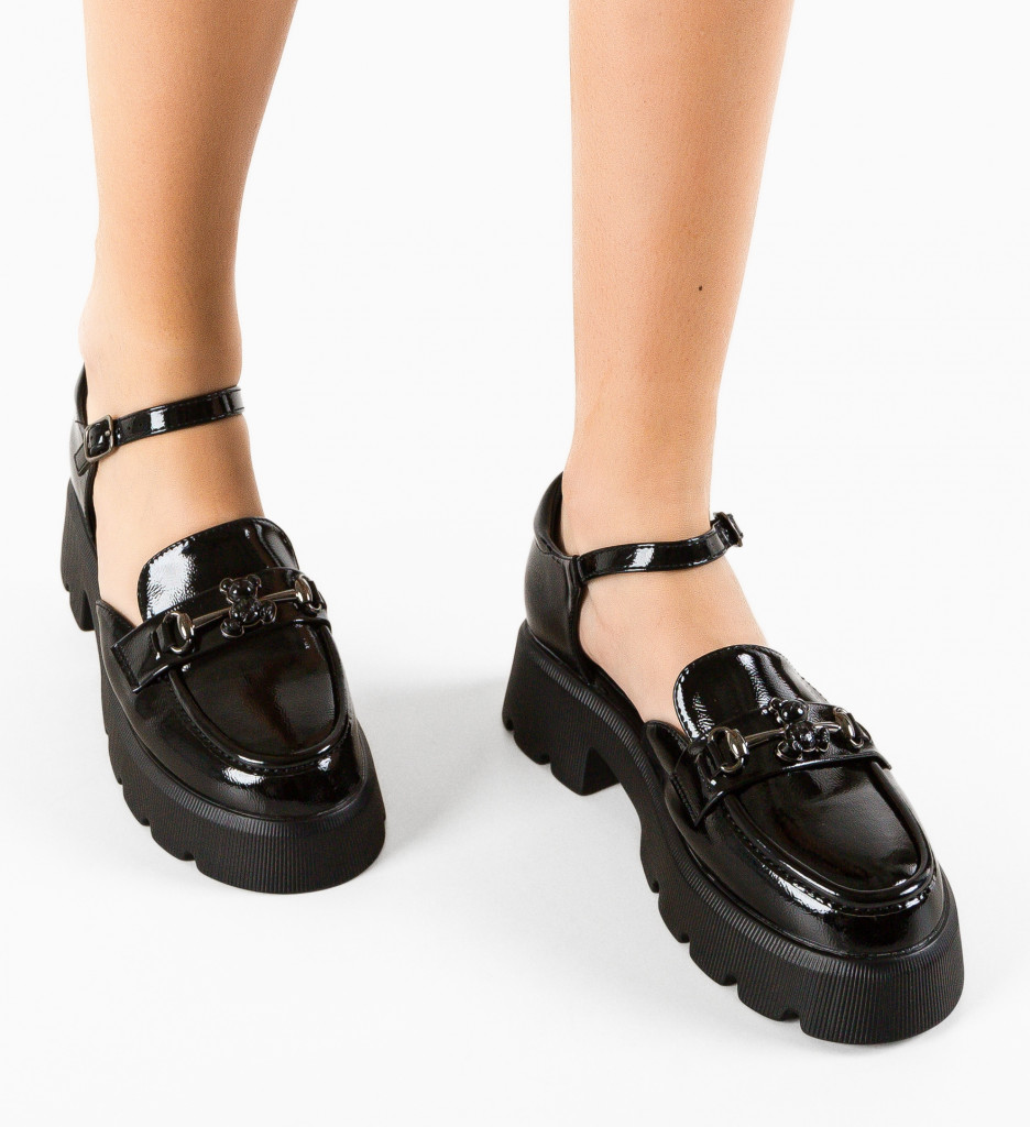 Pantofi Casual Suletul Negri - Confort și Stil - imagine 2