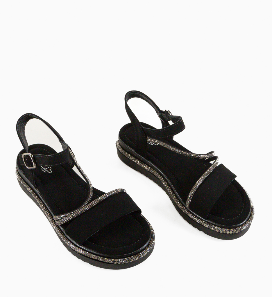 Platforme Dama Jala Negre - Eleganță și Stil - imagine 4