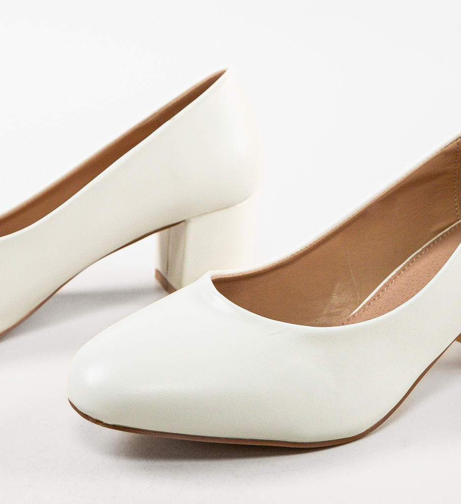 Pantofi Dama Isobe Albi | Eleganță și Stil - imagine 6