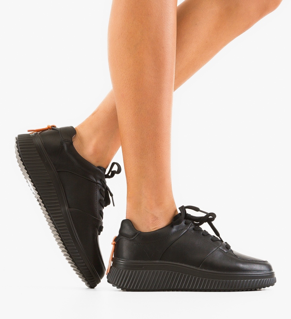 Sneakers Dama Honney Negri - Confort și Eleganță