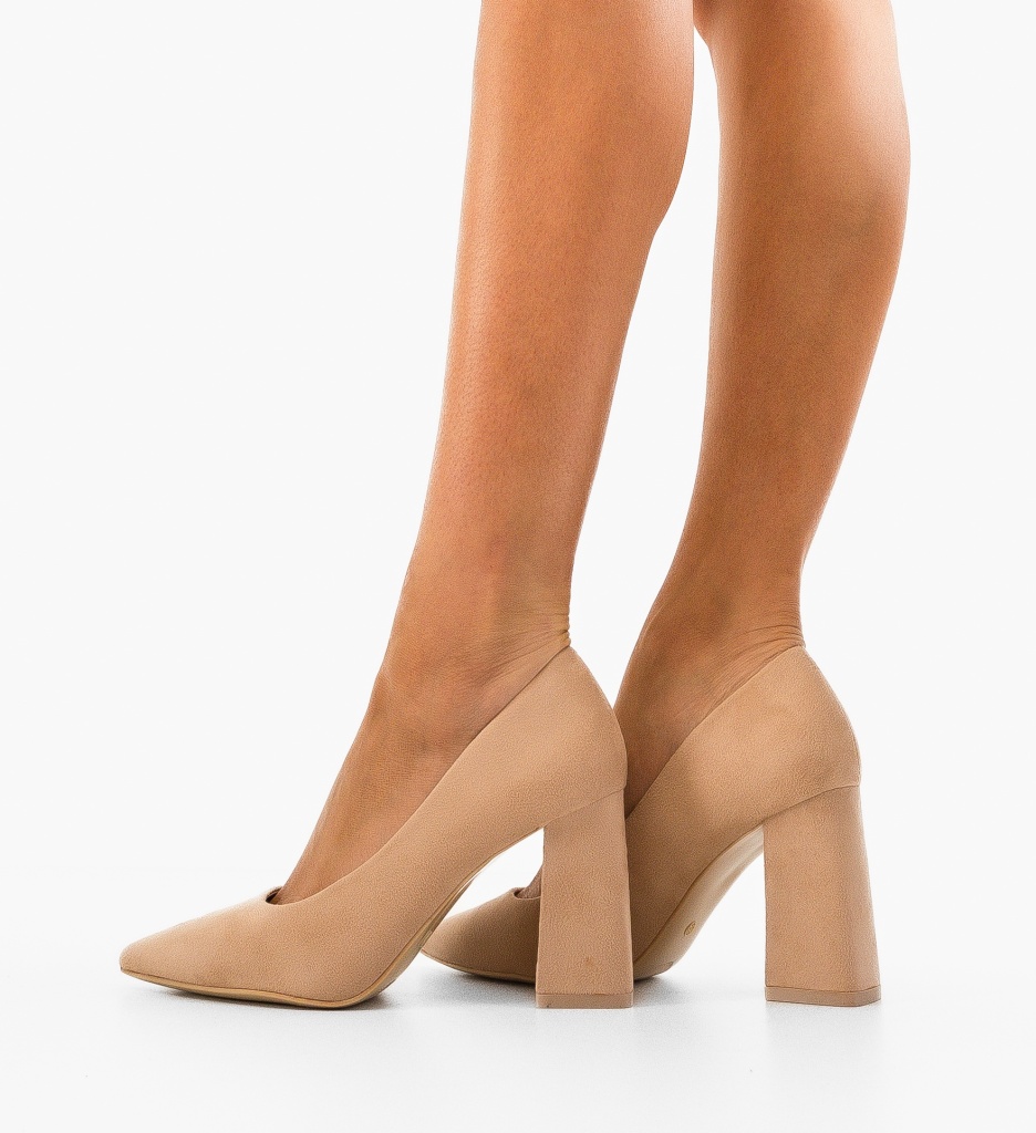 Pantofi Dama Kiran Bej - Eleganță și Stil - imagine 3