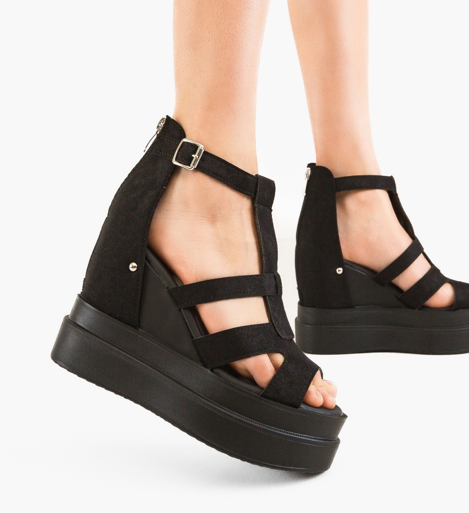 Platforme Dama Jagda Negre | Stil si Confort