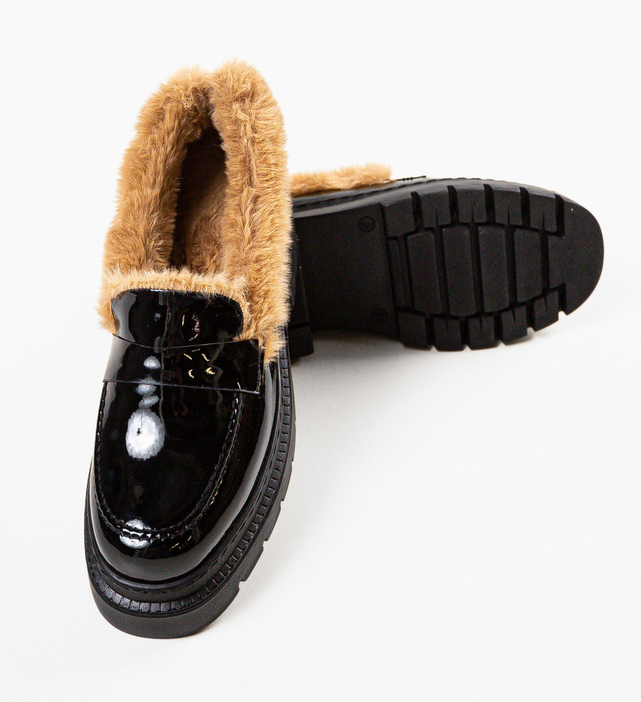 Pantofi Casual Dama Monday Confort Negri - imagine 5