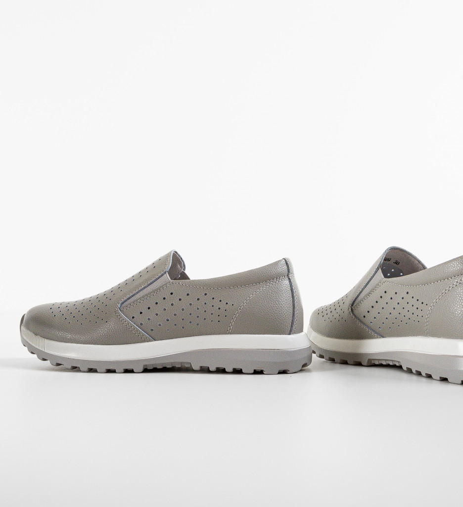 Pantofi Casual Damaris Gri - Confort și Stil - imagine 8