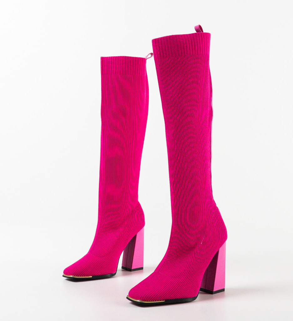 Cizme Dama Joely Fuchsia | Stil și Confort - imagine 6