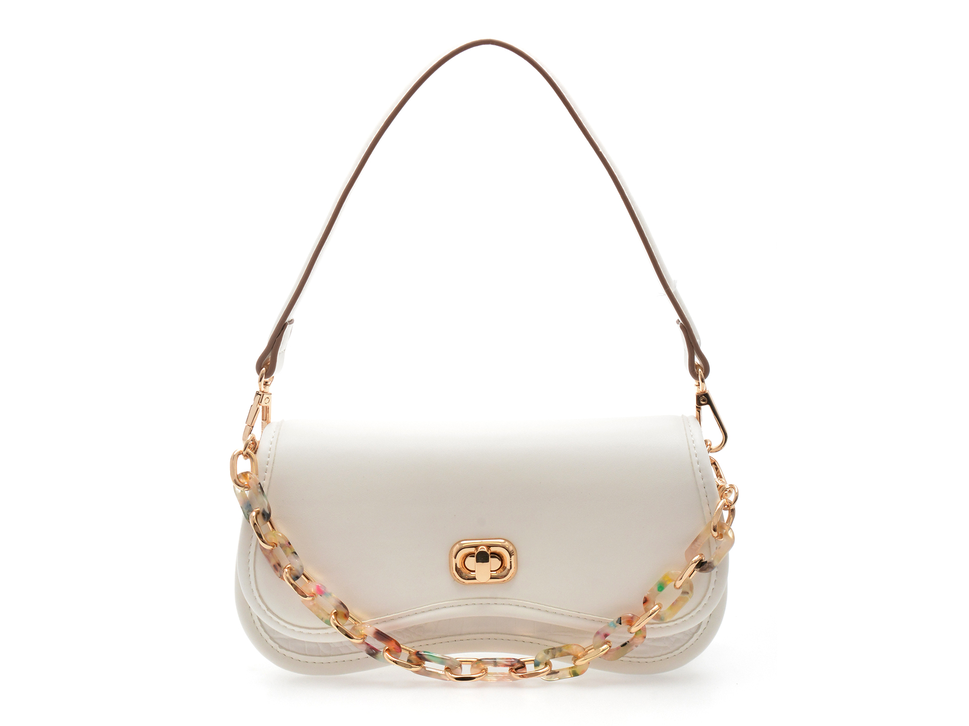 Geanta ALDO Claperton Albă | Eleganță Modernă
