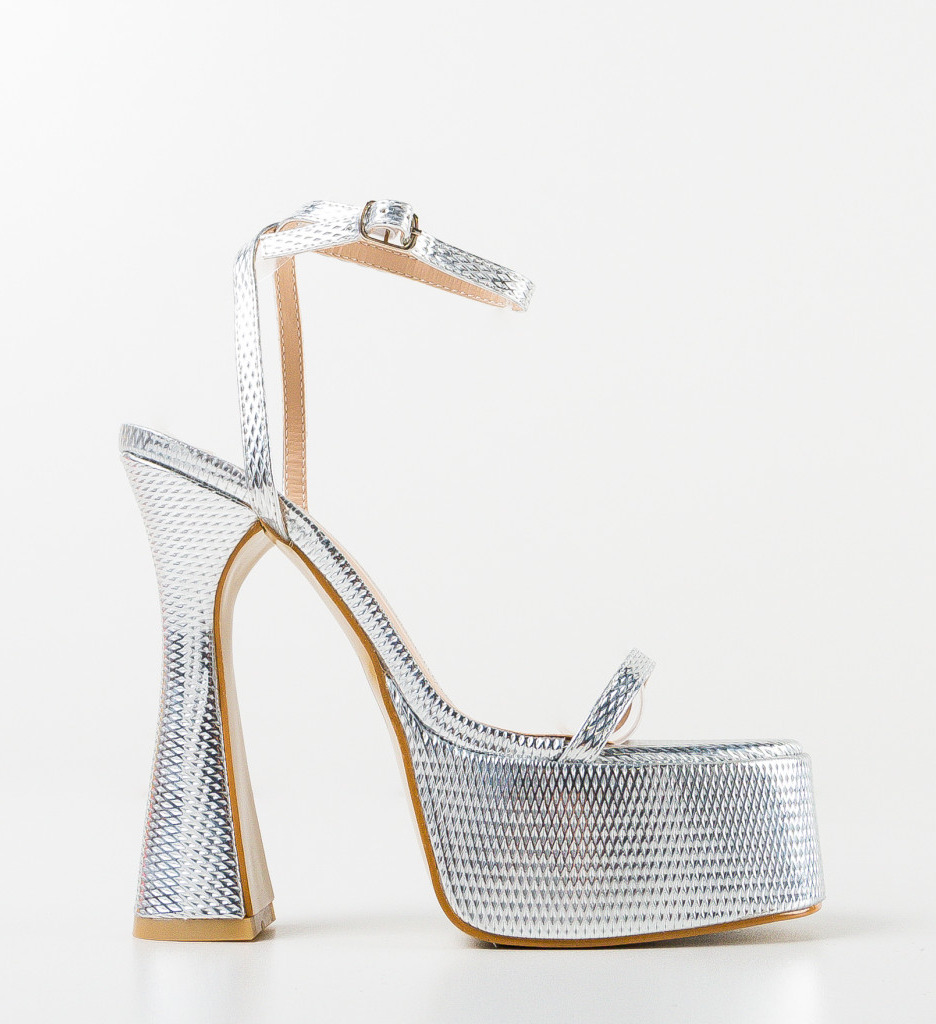 Sandale Fabol Argintii | Eleganță la Orice Pas - imagine 6