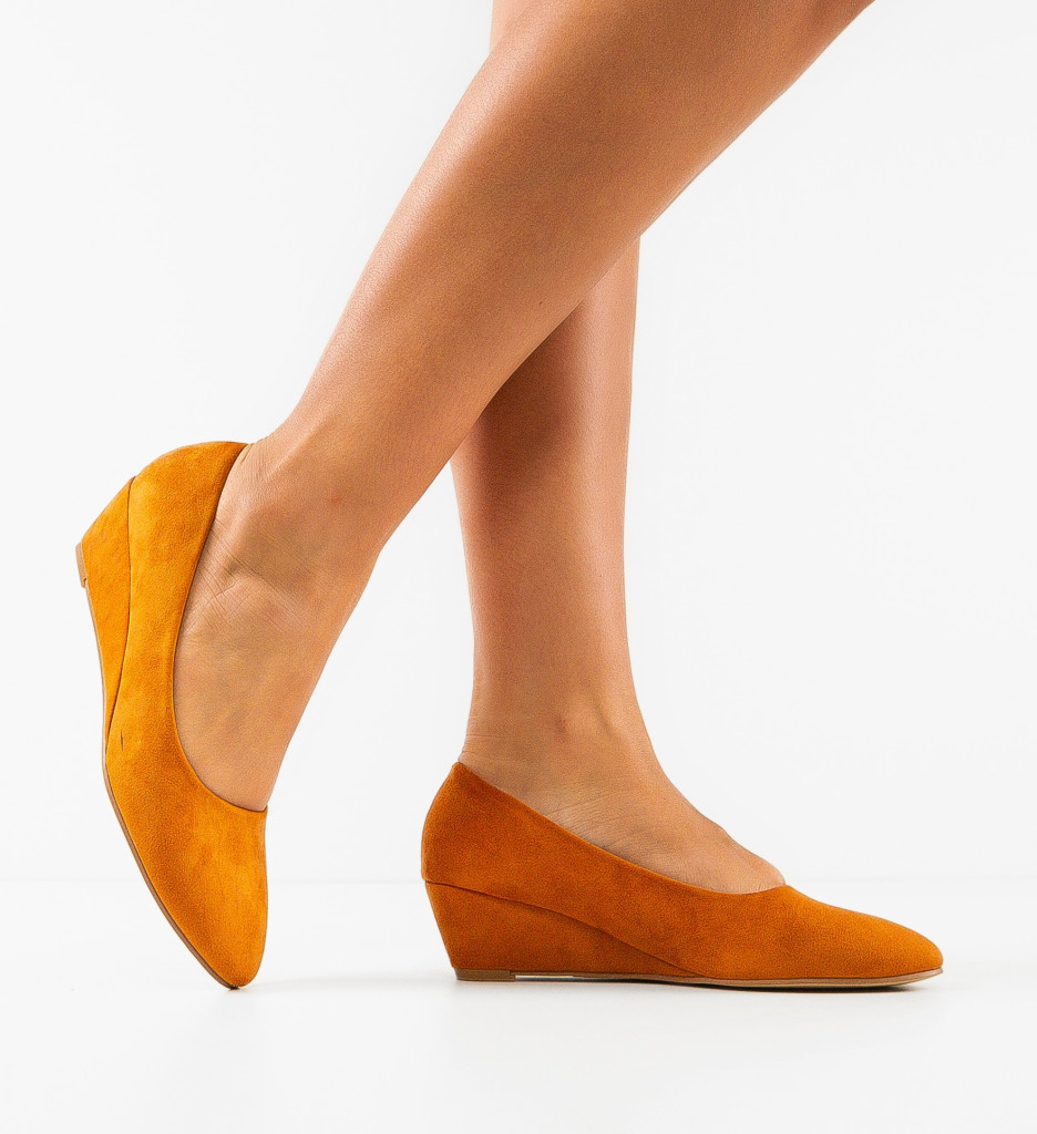 Pantofi Dama Carroll Camel | Confort & Stil - imagine 2