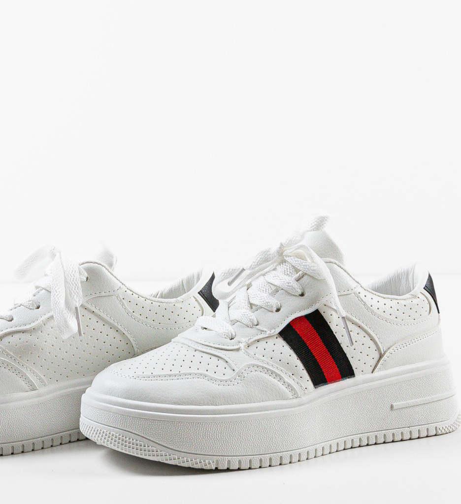 Sneakers Dama Adil Albi 2 - Confort și Stil - imagine 6