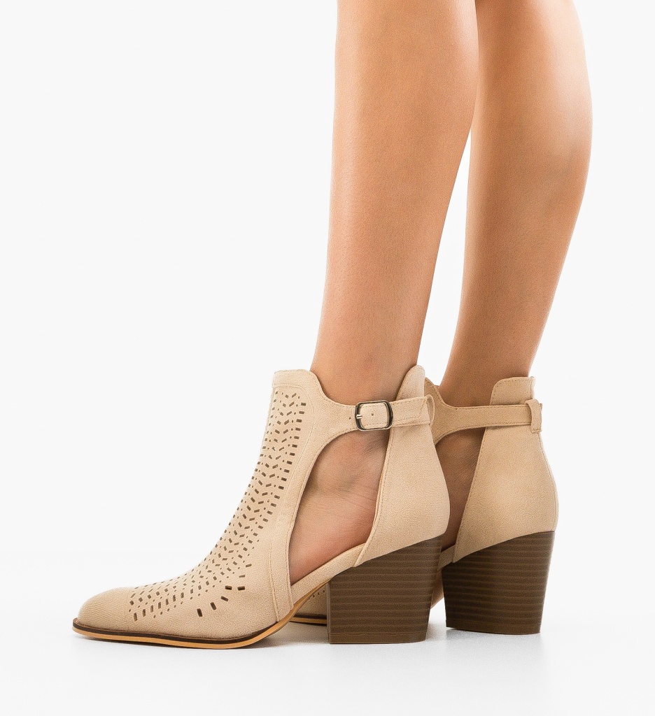 Botine Dama Berny Bej | Stil și Confort - imagine 2
