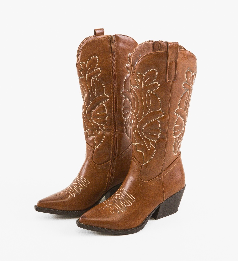 Cizme Dama Austin Camel - Eleganță și Confort - imagine 4